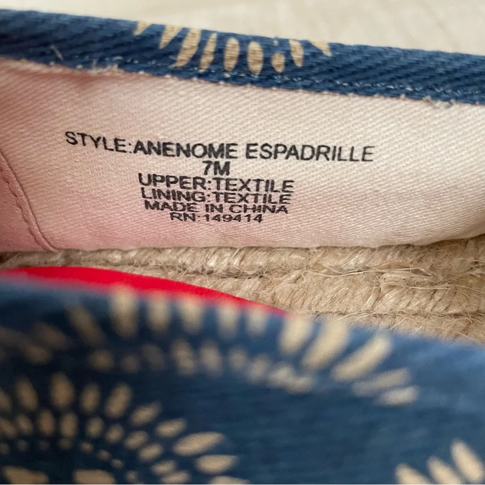 Johnny Was New Anemone Espadrille Slip Ons - Picture 11 of 12